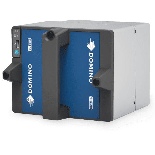 marcatore a trasferimento termico domino vx150i parte posteriore
