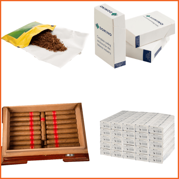 cornice arancione prodotti del tabacco
