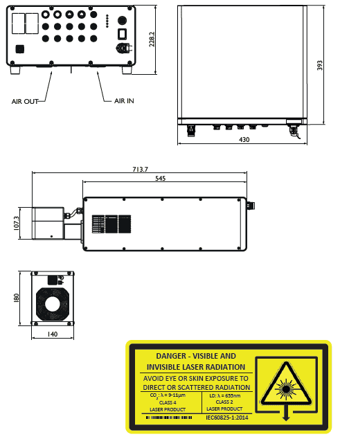 specifiche tecniche marcatore laser dx260i dx360i
